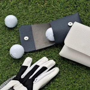 벨트형식 휴대용 골프공 3구 파우치 겸용 볼 케이스 MNB-WBAG-0420-네이비
