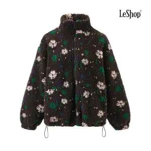 르샵 플라워 양털 시어링 플리스 집업 퍼 자켓 DP4JK017A 113114