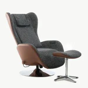 [알트레스트]AL002 마사지 리클라이너 패브릭 다크 그레이 안락 수면 안마의자