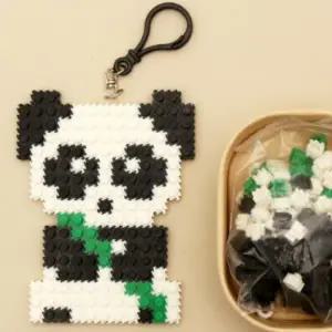 판다 블록 키링