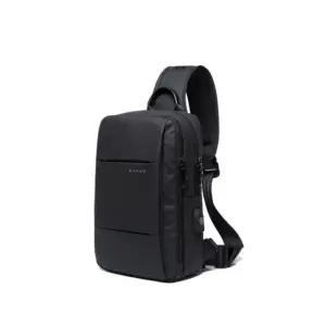 남성 방수 여행 보조가방 USB 포트 슬링백 크로스백