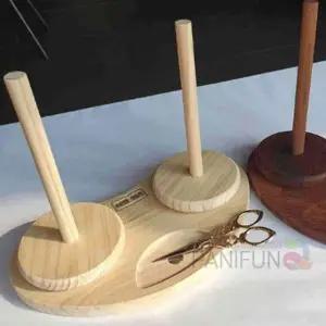 ( )퍼니 뉴송 원목 얀홀더 뜨개실홀더 뜨개도구 뜨개실감기