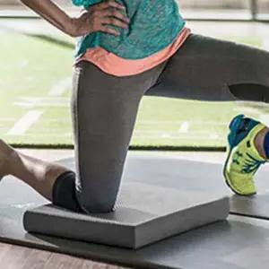 미니 요가 밸런스 무릎 플랭크 작은 운동 패드 매트