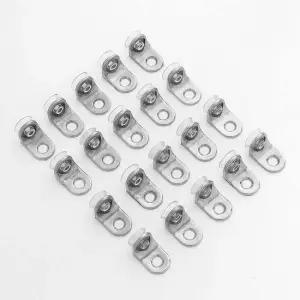 유리 선반 브라켓 다보 20P 15-20mm