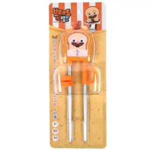 브레드이발소 브레드 편한 스텐1단계 젓가락 아동식기