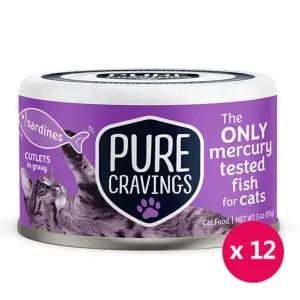 퓨어크레이빙스 정어리 85g x 12개 고양이 주식캔