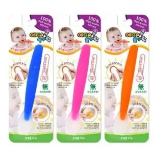 에 디 슨 실리콘숟가락 블루 핑크 오렌지