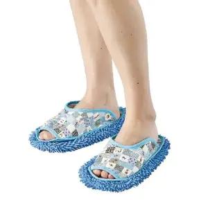 퀼트 면실내화 3켤레+청소 슬리퍼 1켤레