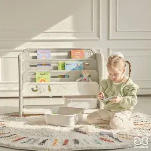 CAR 유아 아기 전면 책장 정리대(혜드없음)