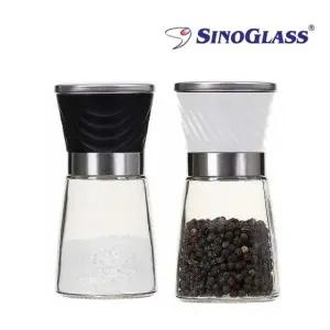 후추 소금 그라인더 2P 유리 양념통 양념병 깨갈이