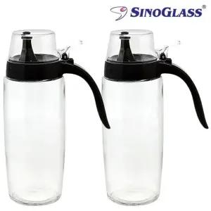 소스오일병 500ml (블랙) 2P 기름 식초 드레싱 양념통