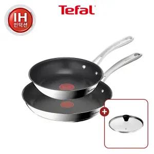 [테팔] 퍼펙트 레지스트 티타늄3X 프라이팬 2종(팬20+팬28) +레온유리뚜껑28