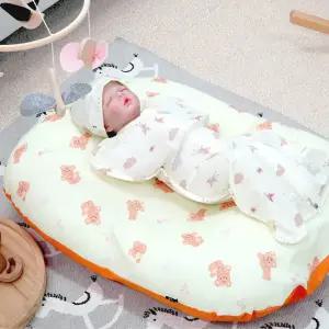 멜로우앤 오렌지베어 역류방지쿠션 오렌지