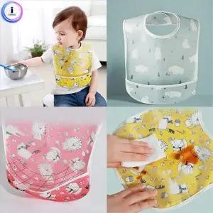 나비 이유식 턱받이 흘림방지턱받이 유아턱받이 턱