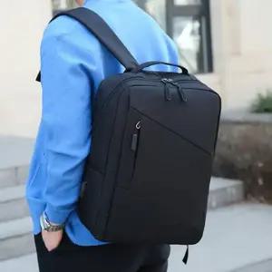 [파파브로] 남성 USB포트 사선배색백팩 LD-BA-QLD951-블랙