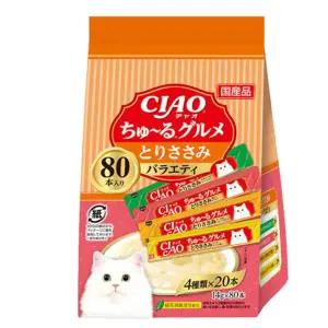 이나바 츄르 80P 닭가슴살 구루메 버라이어티 4가지맛