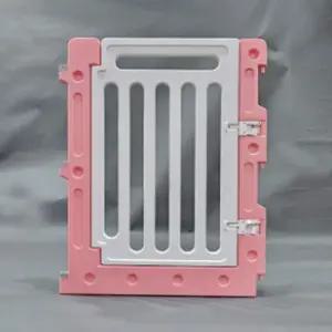 애견 울타리 높이 90cm 추가 DOOR 핑크 1P 강아지펜스