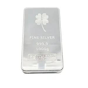 (카드결제) 순은 실버바 1kg 1000g 포나인 999.9% 클로버 홀마크 키로바