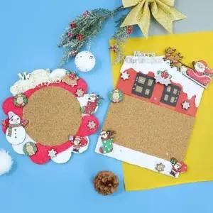 ( )2종 크리스마스 메모판 패키지 HD102 꽃 10개 택1 콜크