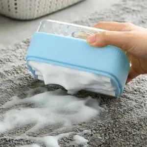 ( )클린 세탁솔 거품롤러 빨래비누 케이스블루 손빨래