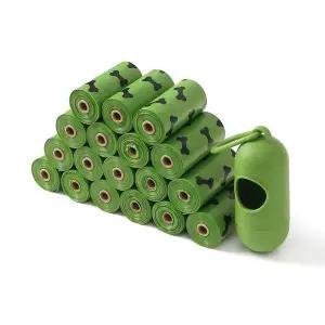 [콩심팥심]세트 배변봉투18롤 캡슐케이스+향기 배변케이스 애견용