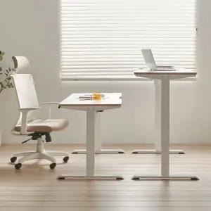 아씨방가구 컴포트 전동 높이조절 책상+파티션 140cm