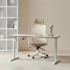 아씨방가구 컴포트 전동 높이조절 책상+파티션 120cm