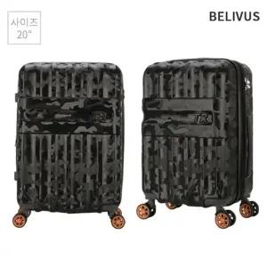 빌리버스 남성 캐리어 20인치 패턴 확장 가능 기내용 여행용 가방 BBU131