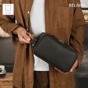 빌리버스 남자 클러치백 이태리 천연 소가죽 BJI510