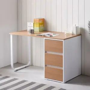 보루네오 모멘트 1200 서랍형 책상세트