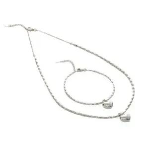 (빅)국산 순은 볼륨 하트 팔찌