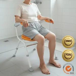 선일의료기 노인 접이식 목욕의자 어르신 욕실 높이조절 요양병원 샤워의자