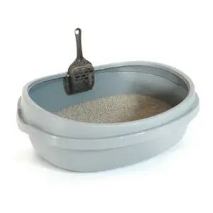 펫투비 푸르미 고양이 화장실 라이트 그레이 대형