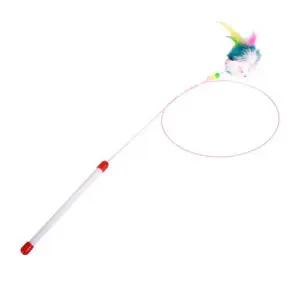 토리 와이어 낚시대 마우스 고양이 장난감