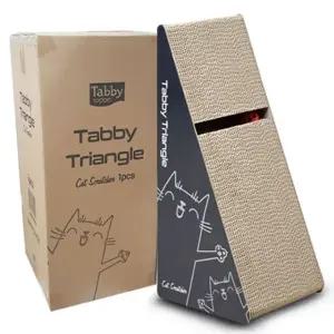 태비 트라이앵글 스크래쳐 고양이 발톱관리 장난감