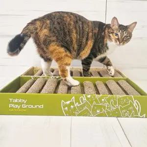 테비 고양이 플레이 그라운드 커브 스크래쳐 1개
