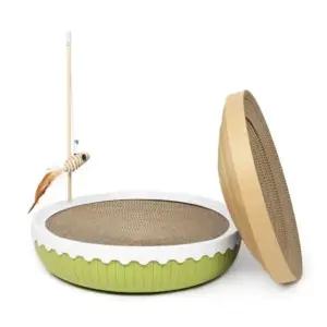 푸르미 니코네코 푸딩푸딩 고양이 스크래쳐 그린