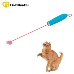고양이 수동 레이저 장난감 쥐모양 레이저 핑크