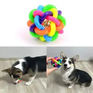 강아지딸랑이 애완용 딸랑이 라인볼 강아지장난감