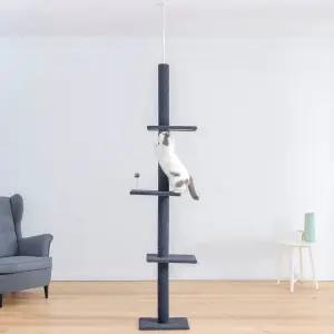고양이 스크래쳐 캣폴 A 블랙 캣타워