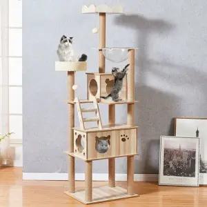 고양이 캣타워2층집