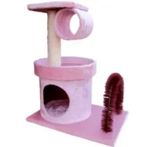 고양이 캣 타워 써클 장난감 스크레쳐 타워 하우스