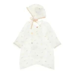 [갤러리아] (압소바,임신축하,태교,출산)물시오가닉배냇가운모자세트(A2D-13111)