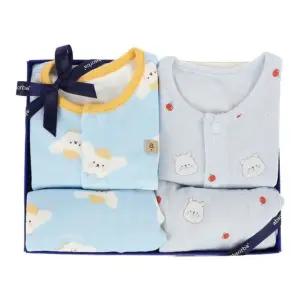 [갤러리아] (압소바,쌍둥이출산,백일,돌,내의세트)도도(블루)아네모네슬림내의(A1A-1038D)