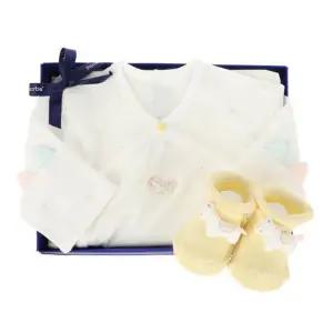 [갤러리아] (26년말띠임신축하,태교,출산,)첼시배냇저고리+말양말세트(A1A-2011B)