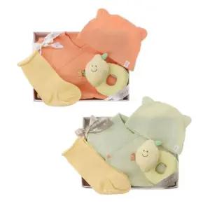 [갤러리아] (임신축하/출산)미뉴배내수트3PCS SET/딸랑이(07T117906/07T083403)