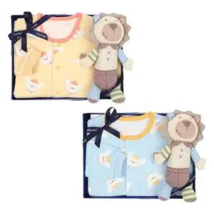 [갤러리아] (출산,백일,돌,예쁜내의세트)도도내의+레오막대딸랑이세트(A1A-583PP)