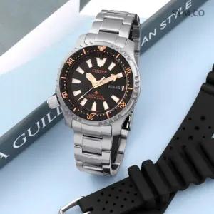 NY0160-66E 프로마스터 오토매틱 해양 다이버 아날로그 남자 메탈 시계 d