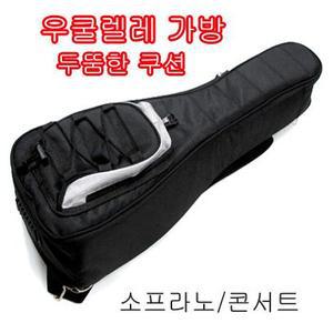 HMI 우쿨렐레가방 긱백 소프트 쿠션가방 소프트케이스 (콘서트/소프라노) 두뚬한쿠션내장 우쿨렐레케이스