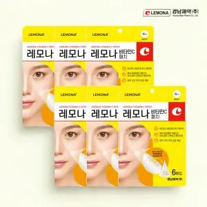 경남제약 레모나 비타민C 패치 약산성 트러블흔적+진정 피부톤 초슬림 패치 집중케어 6팩 (36매입)